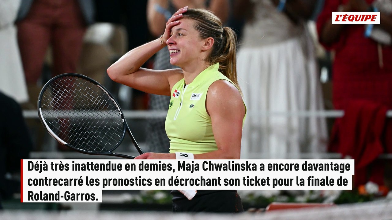 La sensation Maja Chwalinska devient la première joueuse issue des qualifications en finale de Roland-Garros - Tennis - Roland-Garros