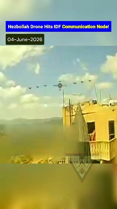 Hezbollah Drone Strike on IDF Communication Node
