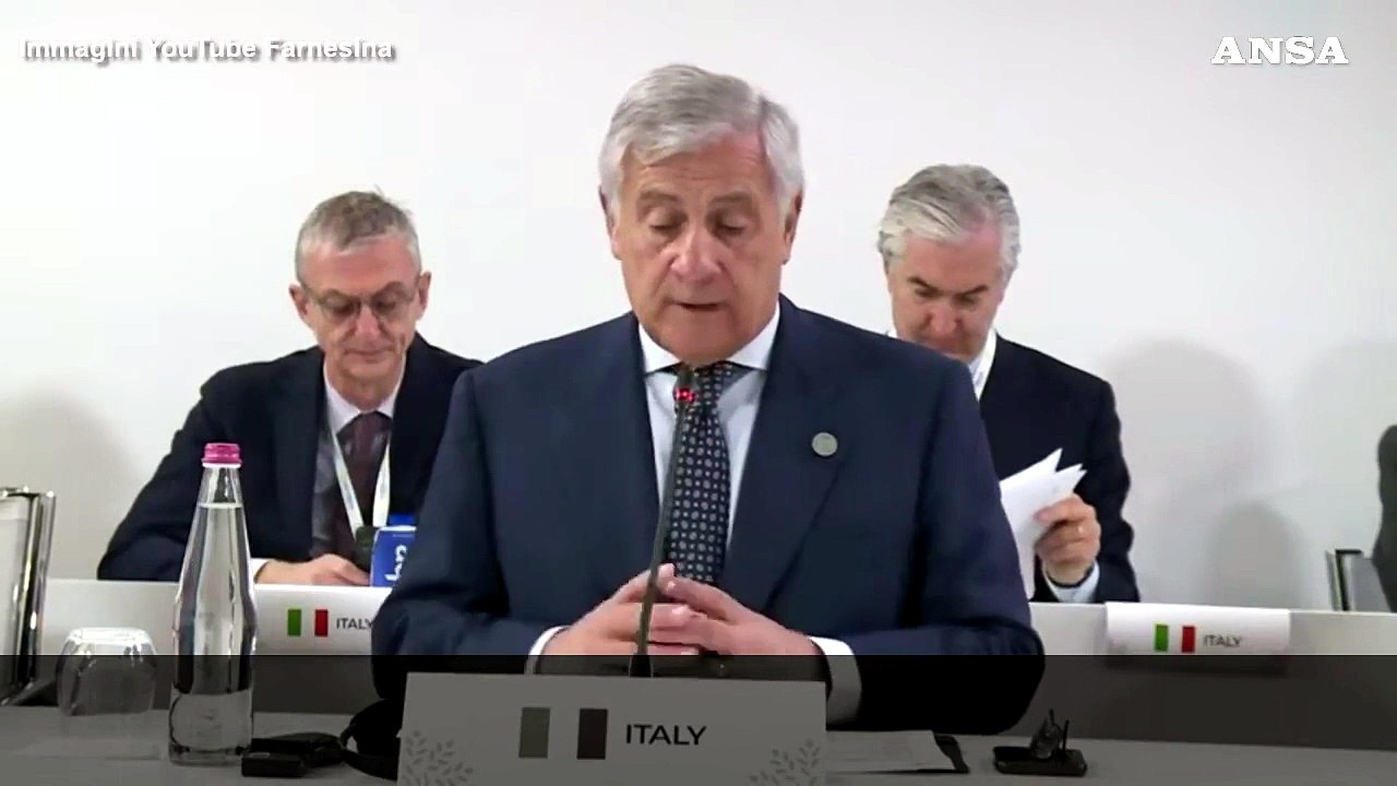 Tajani: "Dall'Italia un totale di 25 milioni per aiutare Gaza e Libano"