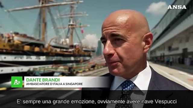 Vespucci a Singapore, l'ambasciatore: Alfiere dell'Italia nel mondo