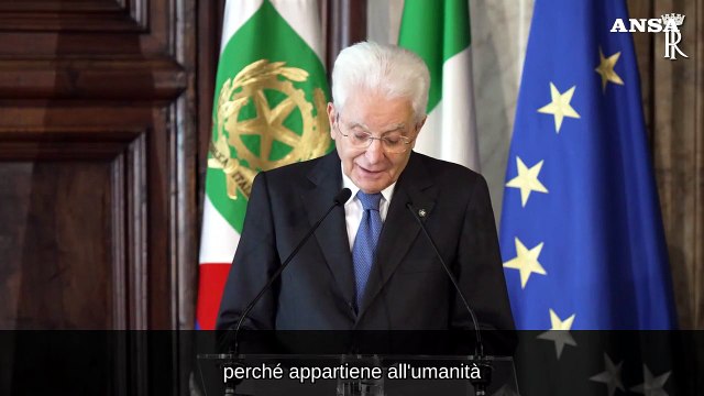 Mattarella: Rimuovere i divari territoriali nella Sanita'