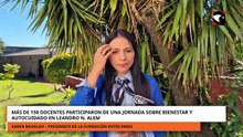 Más de 150 docentes participaron de una jornada sobre bienestar y autocuidado en Leandro N. Alem