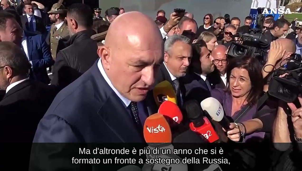 Ucraina, Crosetto: "Invio truppe Corea Nord aggrava la crisi"