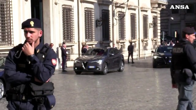 Nato, il segretario generale Mark Rutte a Palazzo Chigi per l'incontro con Meloni