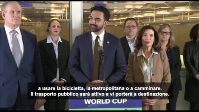 Mondiali di calcio, sindaco Mamdani: New York non si fermerà