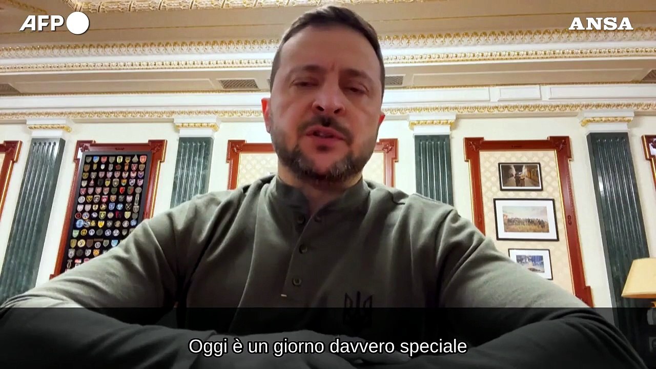Zelensky si congratula con Trump