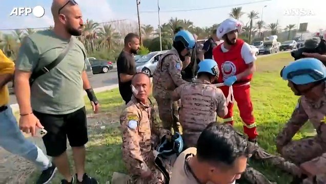 Libano, militari Unifil feriti in un attacco aereo israeliano a Sidone