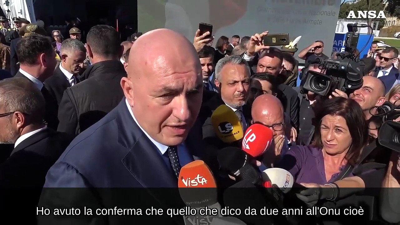 Medio Oriente, Crosetto: "Credo che Israele sia pronto a lasciare pressione su Gaza"