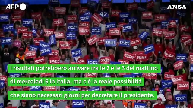 Usa2024, la guida alla notte elettorale ora per ora