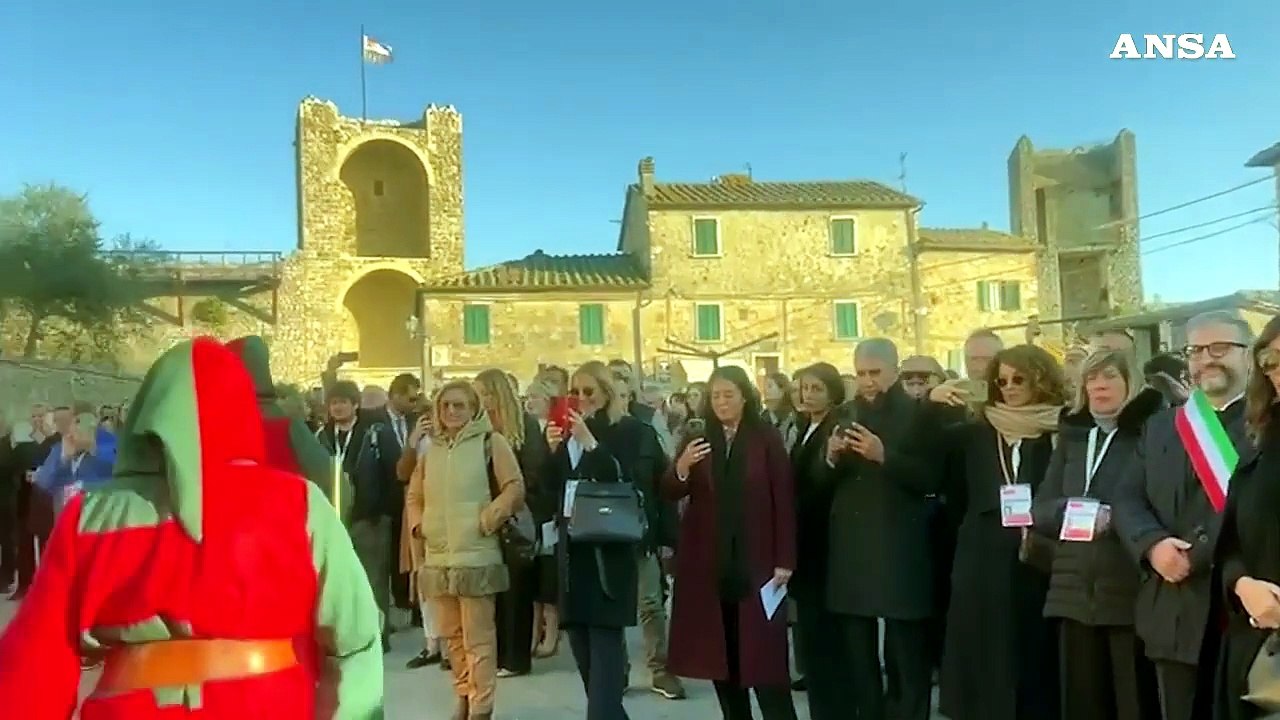G7 Turismo, i ministri al borgo medievale di Monteriggioni