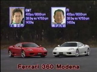 Скачать видео: comparatif mitsu lancer gsr,m3 smg,ferrari 360 modena f1!