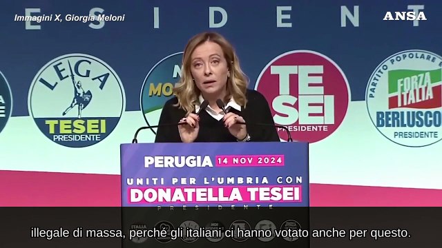 Meloni: Rispetto i ruoli ma sull'immigrazione andro' avanti