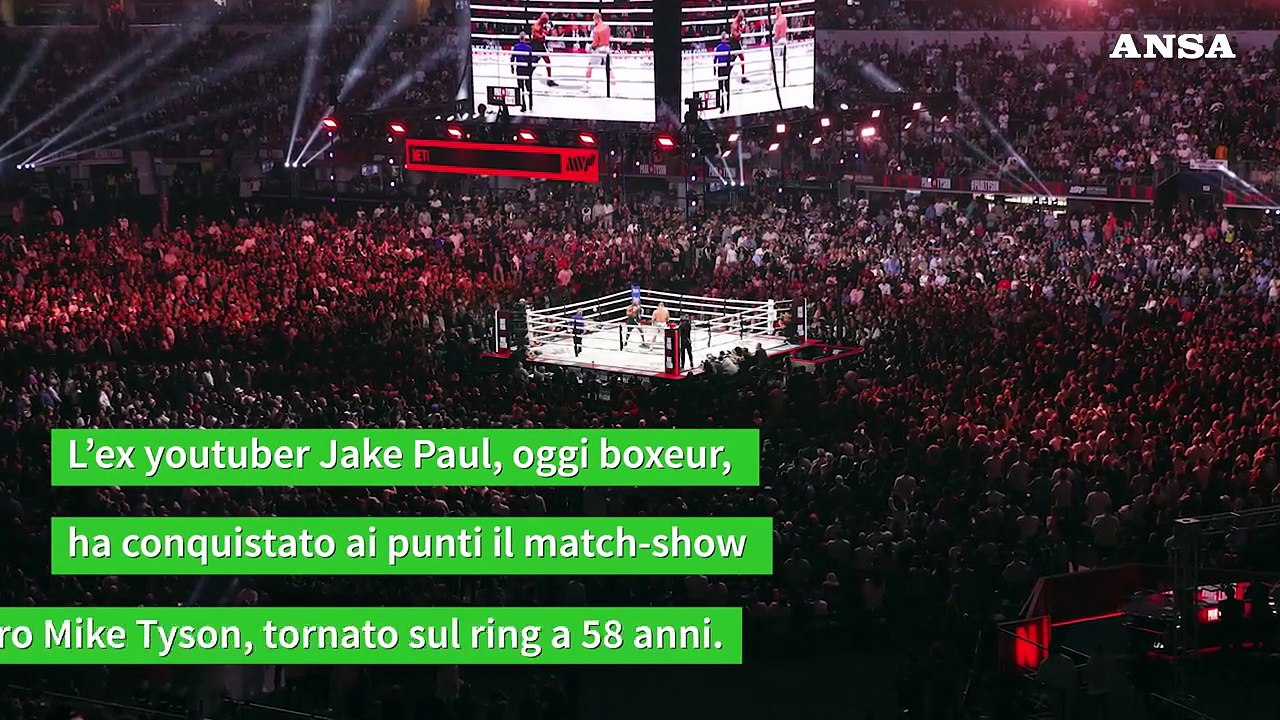 Jake Paul batte Iron Mike al match show