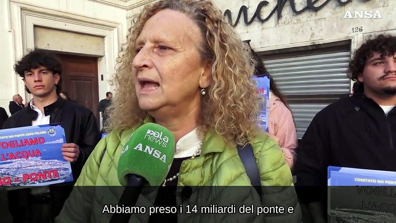 Ponte sullo stretto, la protesta del comitato di Capo Peloro