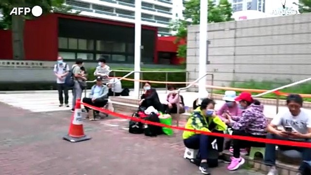 Hong Kong, folla al tribunale per la sentenza degli attivisti pro-democrazia