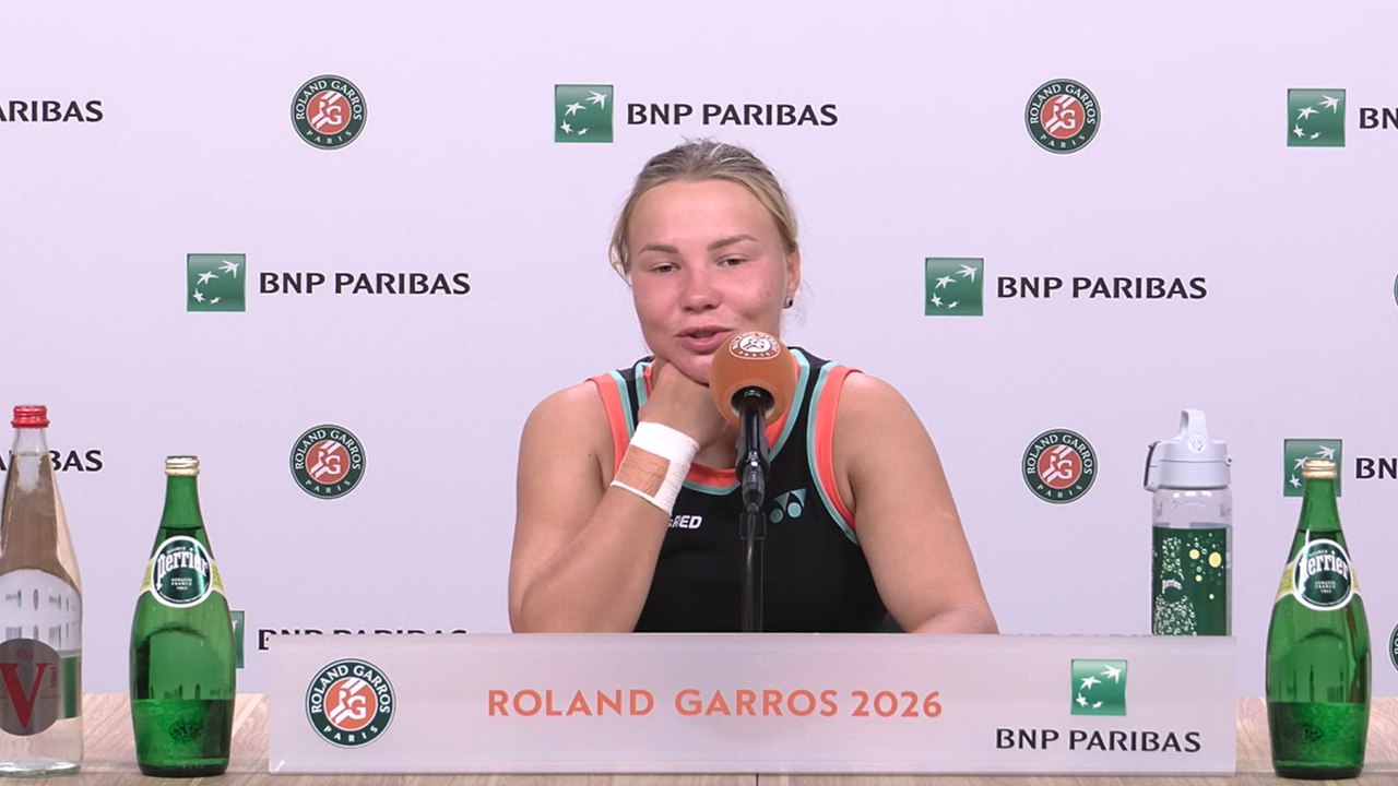 Roland-Garros 2026 - Diana Shnaider battue par Maja Chwalinska en demies : “Elle a joué un tennis irréel”