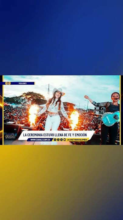 Paola Jara celebró el bautizo de su hija