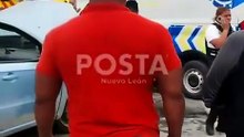 Hombre queda prensado tras fuerte choque en Pesquería; fue rescatado con equipo hidráulico
