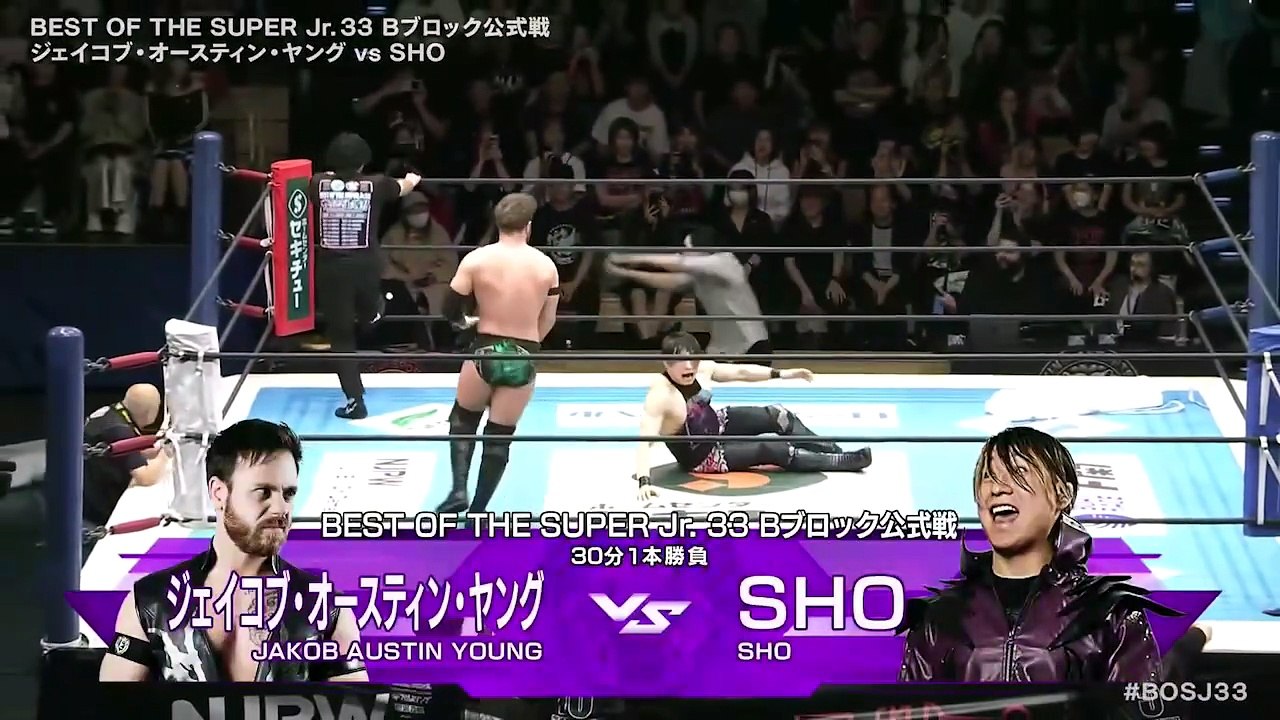 Jakob Austin Young vs. SHO - B Block Tournament Match: NJPW Best Of The Super Junior 33 Day 12 (6/3/2026)