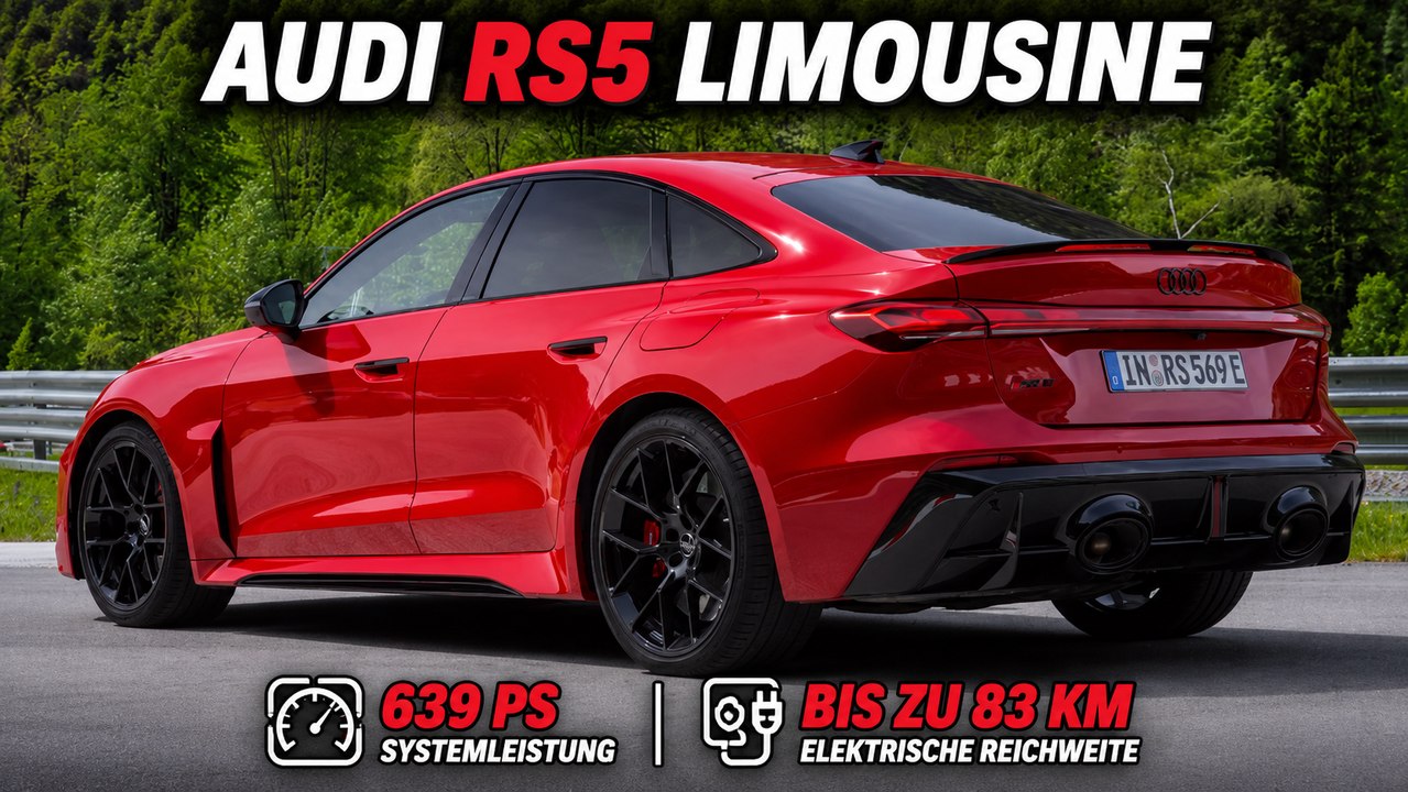 2026 Audi RS5 Limousine Progressivrot | Sportlimousine mit 639 PS