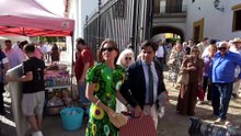 Fran Rivera y Lourdes Montes disfrutan de una tarde de toros en La Maestranza de Sevilla