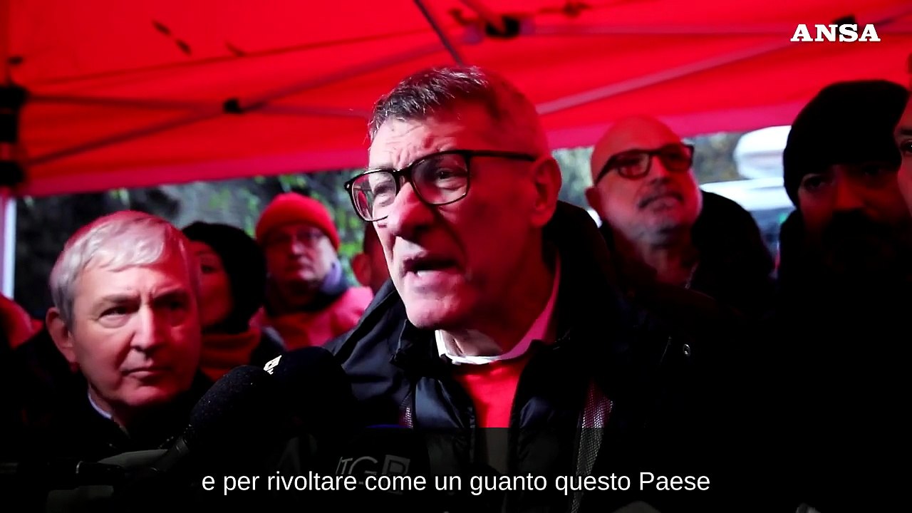Sciopero generale, Landini (Cgil): "Vogliamo rivoltare il Paese come un guanto"