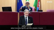 Liguria, Bucci giura in Consiglio regionale: "Verso un futuro brillante"