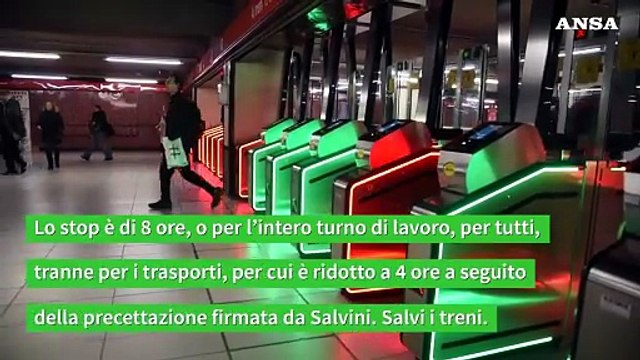 Sciopero generale del 29 novembre: tutti i settori coinvolti