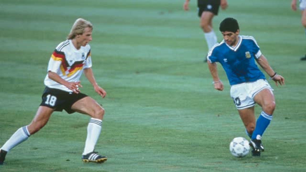 Maradona 'an artist that couldn't control his brain' - Klinsmann