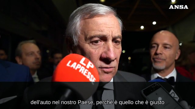 Stellantis, Tajani: Spero in un rilancio nella politica industriale dell'auto