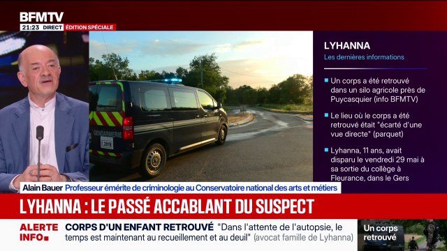 Disparition de Lyhanna: Alain Bauer, professeur émérite de criminologie, dénonce notre incapacité en tant que société à écouter la parole des victimes