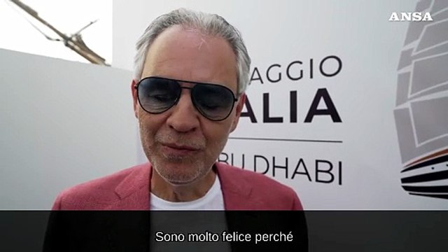 Bocelli: Molto felice di essere al Villaggio Italia