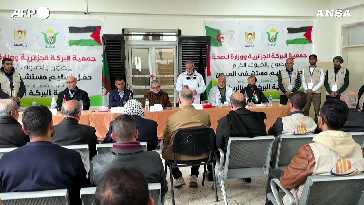 Gaza,  un ospedale riapre un anno dopo essere stato distrutto da Israele