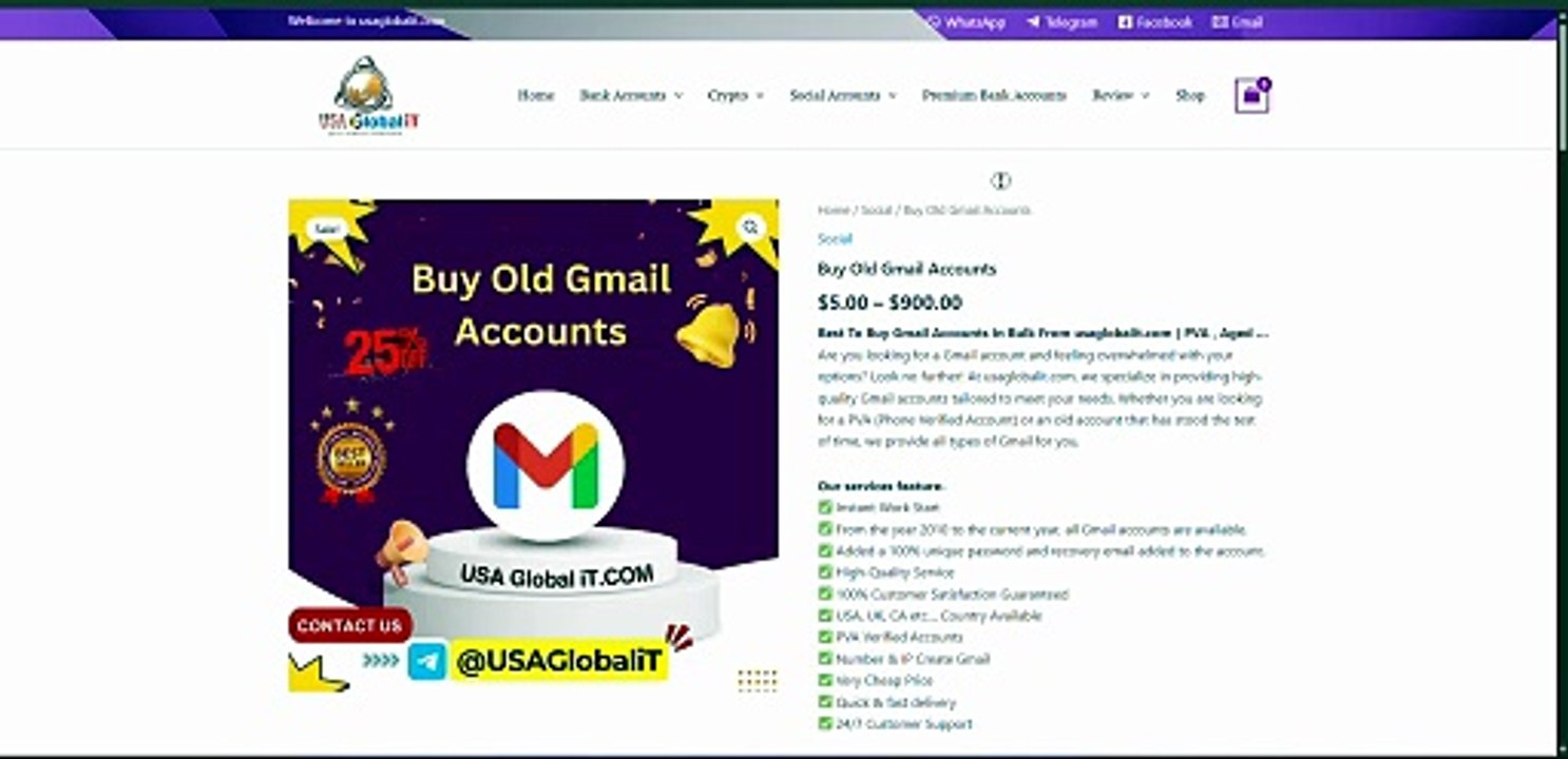 Buying Gmail Accounts : r/coldemail