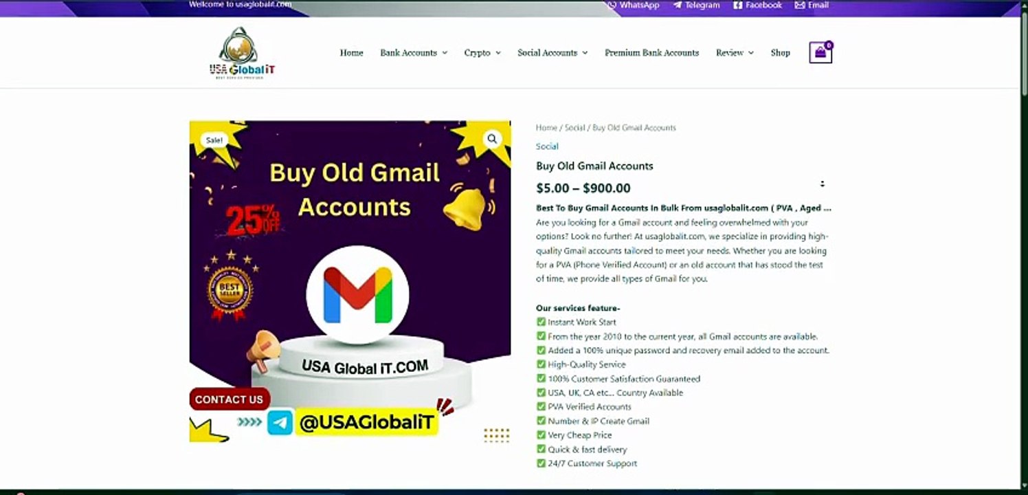3 Amazing Sites to Buy Old Gmail Accounts​ If you want ...