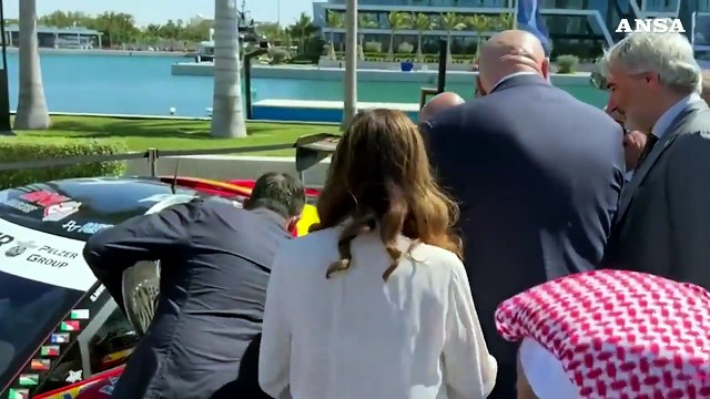 Amerigo Vespucci, i ministri Crosetto e Santanche' visitano il villaggio Italia a Gedda