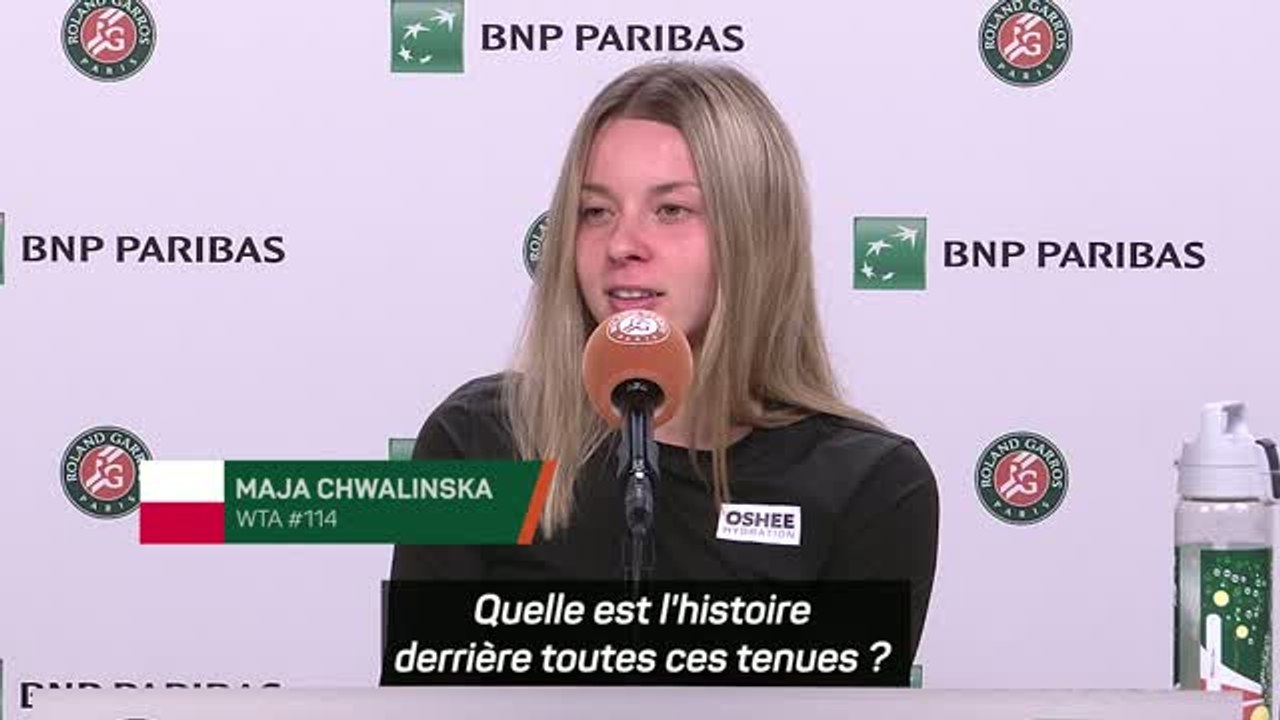 Roland-Garros - Chwalinska, une finale, mais pas de sponsor pour ses tenues !