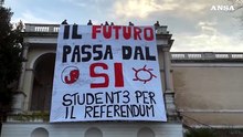 Referendum, gli studenti si mobilitano: "Il futuro passa dal si'"