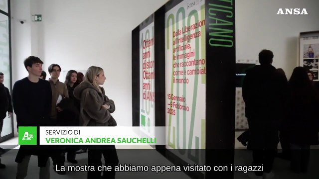 Ansa 80, i licei di Roma e Gaeta in visita alla mostra al Maxxi