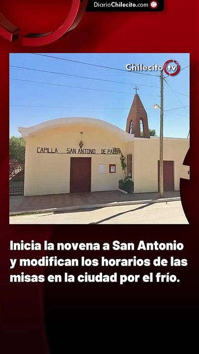 Inicia la novena a San Antonio y modifican los horarios de las misas en la ciudad por el frío.