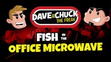 Fish In The Office Microwave