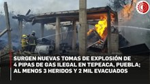 Nuevas imágenes revelan magnitud de explosión de cuatro pipas de gas ilegal en Tepeaca, Puebla