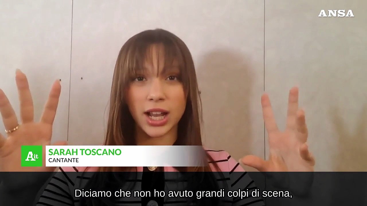 Sarah Toscano: "Amici mi ha formato, ma Sanremo e' un palco diverso"