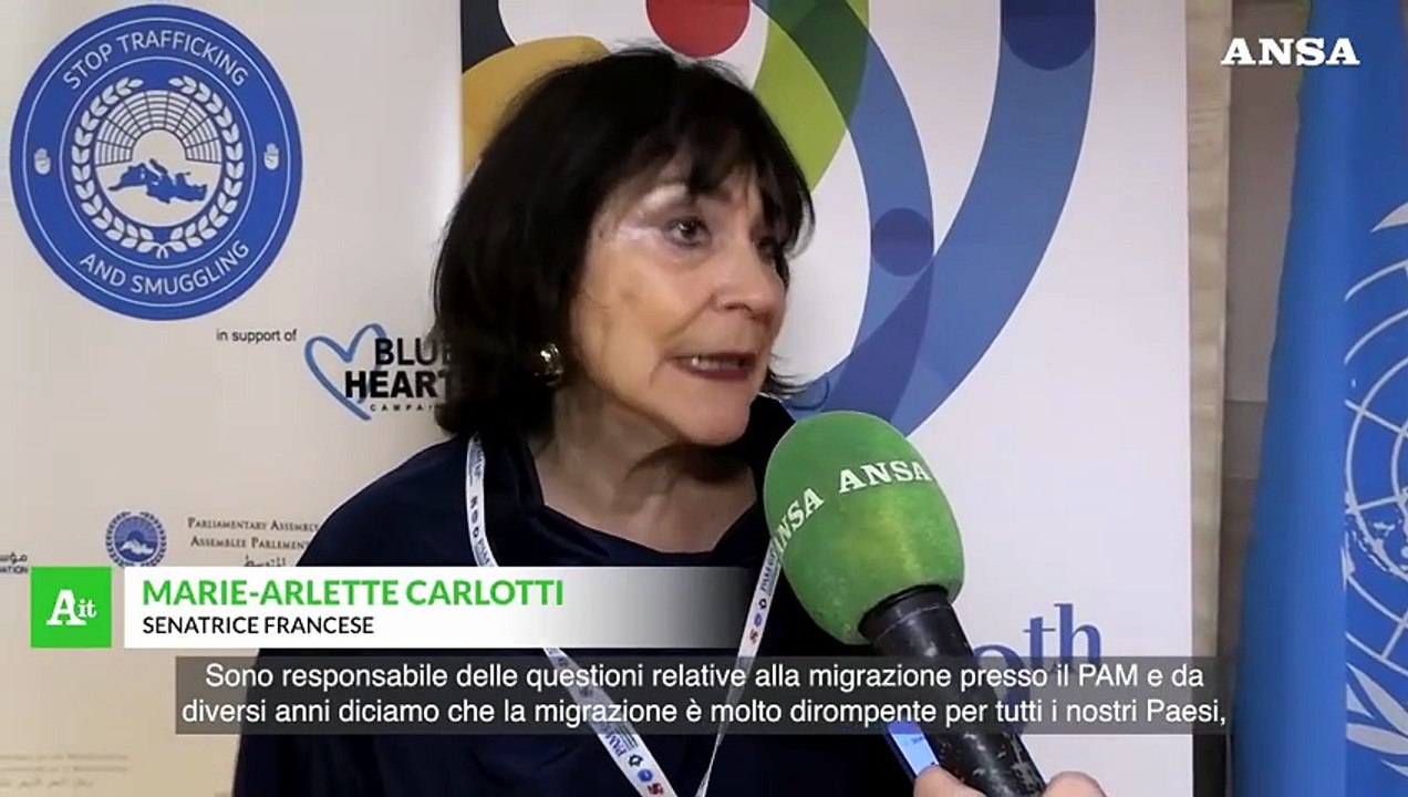 Assemblea parlamentare Med conferma l'impegno contro la tratta di esseri umani