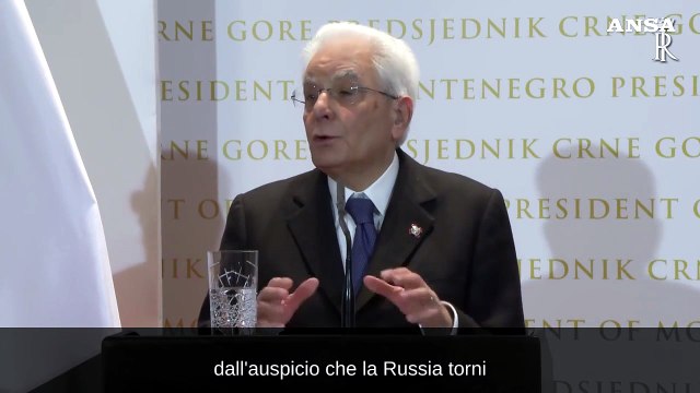 Mattarella: L'auspicio e' che la Russia torni a rispettare carta Onu
