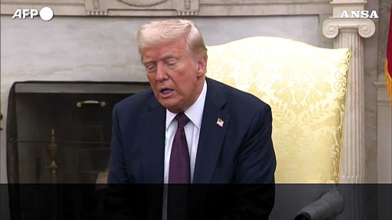 Trump: "Zelensky dittatore? L'ho detto io? Non posso crederci"