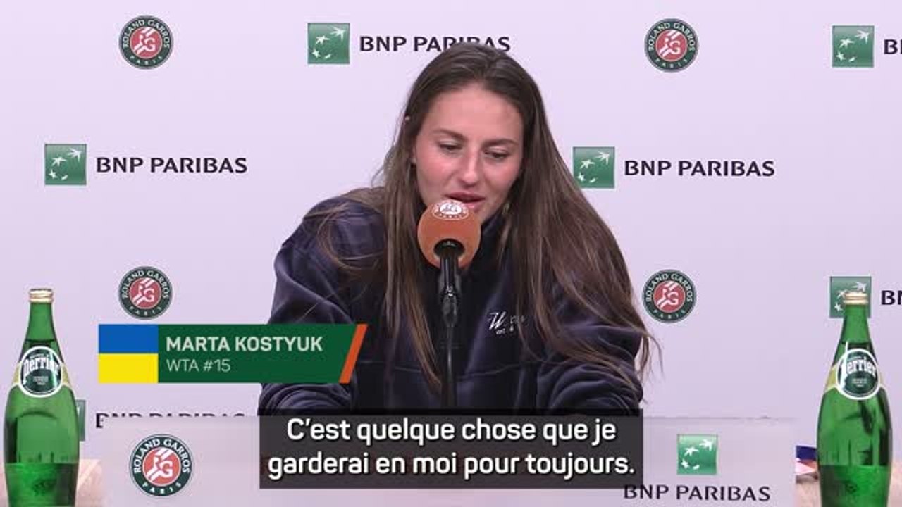 Roland-Garros - Kostyuk, un bon parcours pour rappeller aux gens qu’il y a la guerre en Ukraine