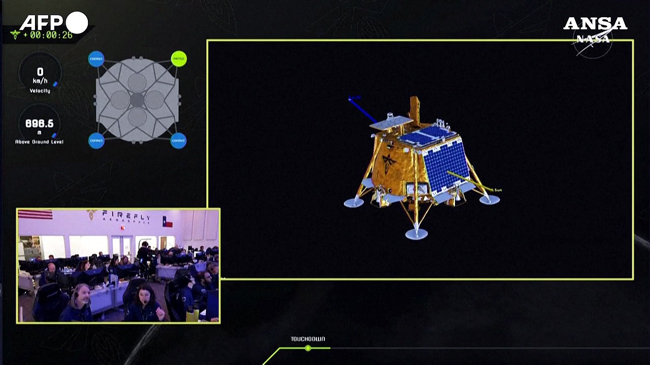 Il lander Blue Ghost sulla Luna, a bordo uno strumento italiano