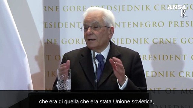 Mattarella: Dopo consegna armi nucleari, Russia garanti' indipendenza a Kiev
