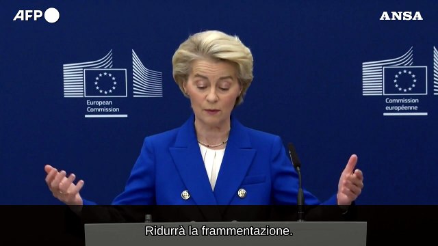 Von der Leyen sul piano di difesa europea: E' sostegno immediato per l'Ucraina